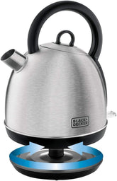 Black+Decker, 1.7L Stainless Steel Cordless Dome Kettle, DK40